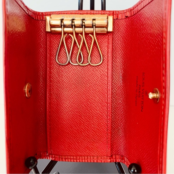 Louis Vuitton Epi Key Holder Red Authentic - Picture 5 of 17